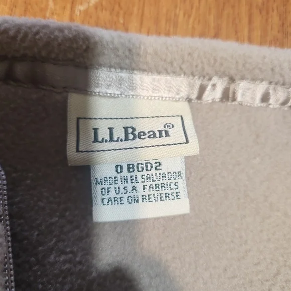 L.L.BEAN FLEECE VEST MEDIUM - Picture 4 of 9